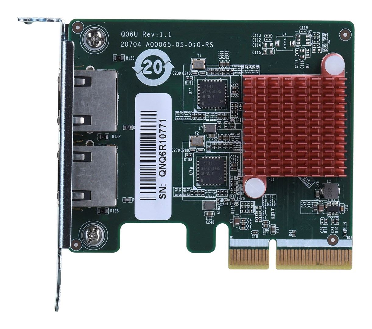 QNAP QXG-2G2T-I225 network card Internal Ethernet 2500 Mbit/s