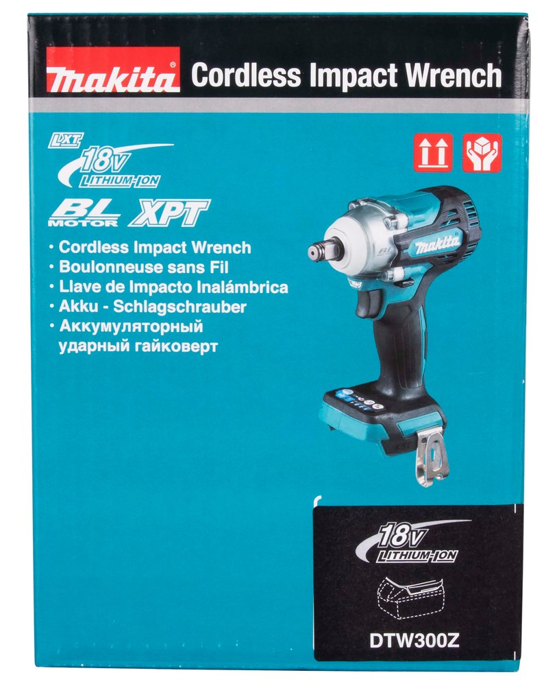Makita DTW300Z power screwdriver/impact driver 3200 RPM Black  Blue