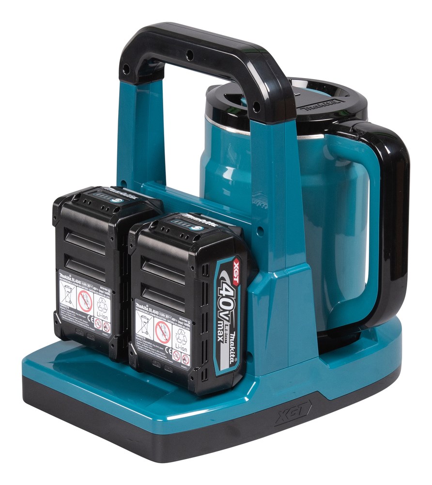 Makita KT001GZ electric kettle 0.8 L Black  Blue