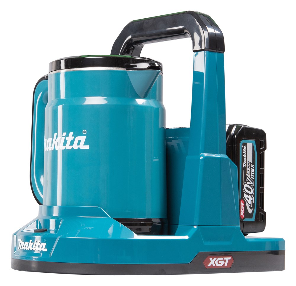 Makita KT001GZ electric kettle 0.8 L Black  Blue