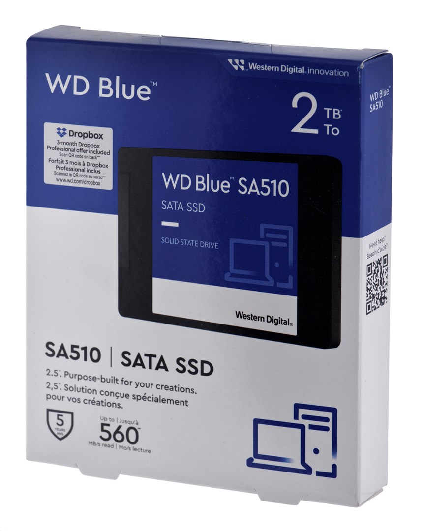 Western Digital Blue SA510 2 TB 2.5" Serial ATA III