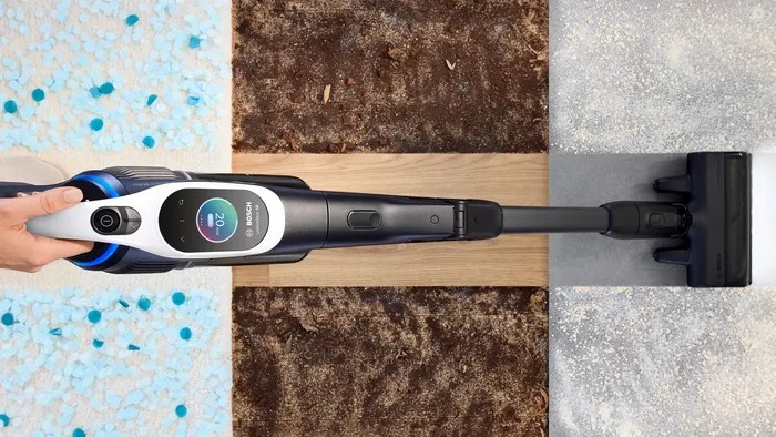 Bosch BCS1041WAC stick vacuum/electric broom Battery Dry HEPA Bagless 0.4 L 23.5 W Black, White 4 Ah