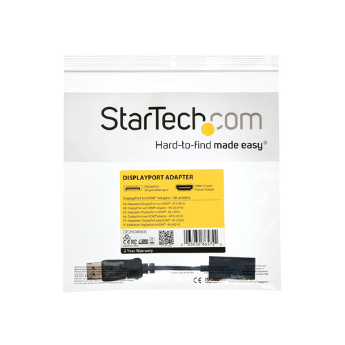DP2HD4K60S - Cables & Adaptors by StarTech.com