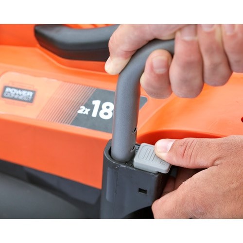 Black & Decker BCMW3318L2 Push lawn mower Battery Black  Orange