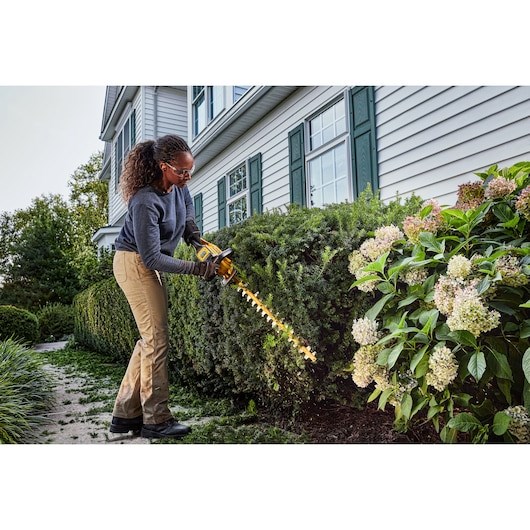 DeWALT DCMHT573X1-QW power hedge trimmer Double blade 4.1 kg