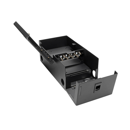 Tripp Lite N492-08S-ST High-Density Fiber Adapter Panel (MMF/SMF), 8 ST Simplex Connectors, Black
