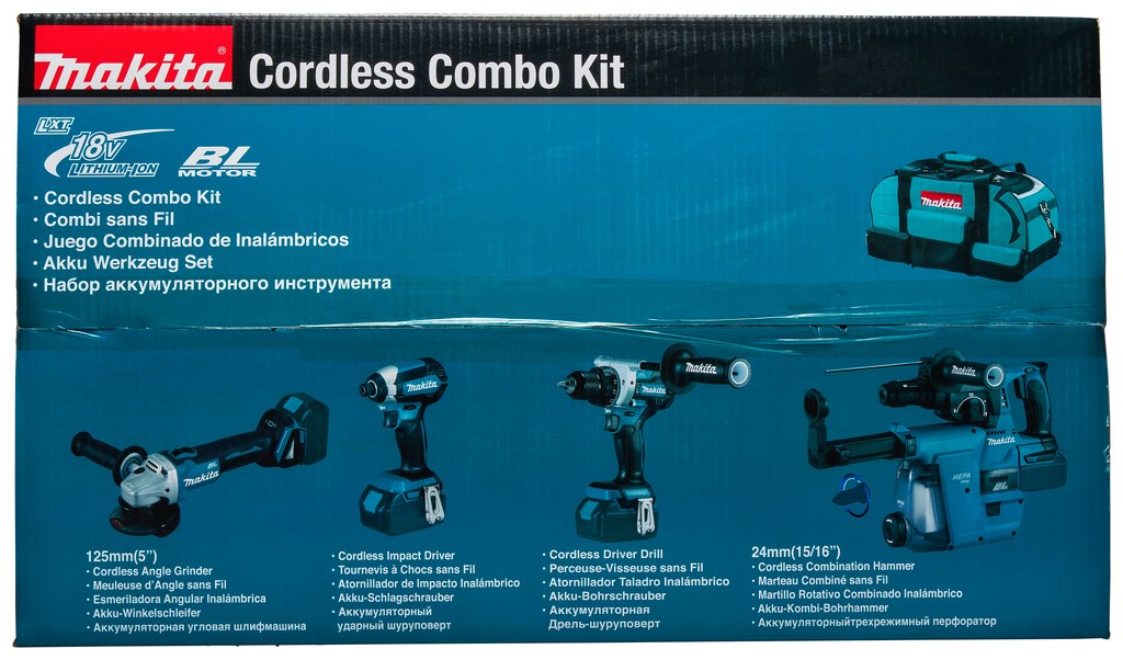 Makita DLX4155TX1 power tool combo kit Battery