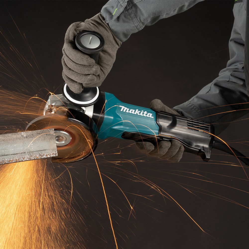 MAKITA GRINDER ANGLE.125mm GA5093X01 1900W PADDLE SWITCH REG. RPM BRAKE