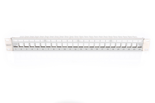 Digitus Modular Patch Panel for Keystone Jack 1U Rack Mount - Unloaded