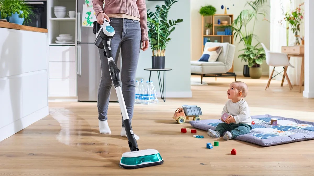 Bosch BCS71HYG1 stick vacuum/electric broom Battery Dry&wet HEPA Bagless 0.3 L 23.5 W Black, White 3 Ah