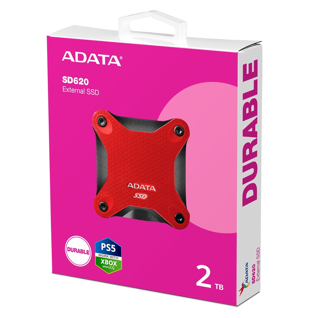 ADATA SD620 2 TB Micro-USB B 3.2 Gen 2 (3.1 Gen 2) Black, Red