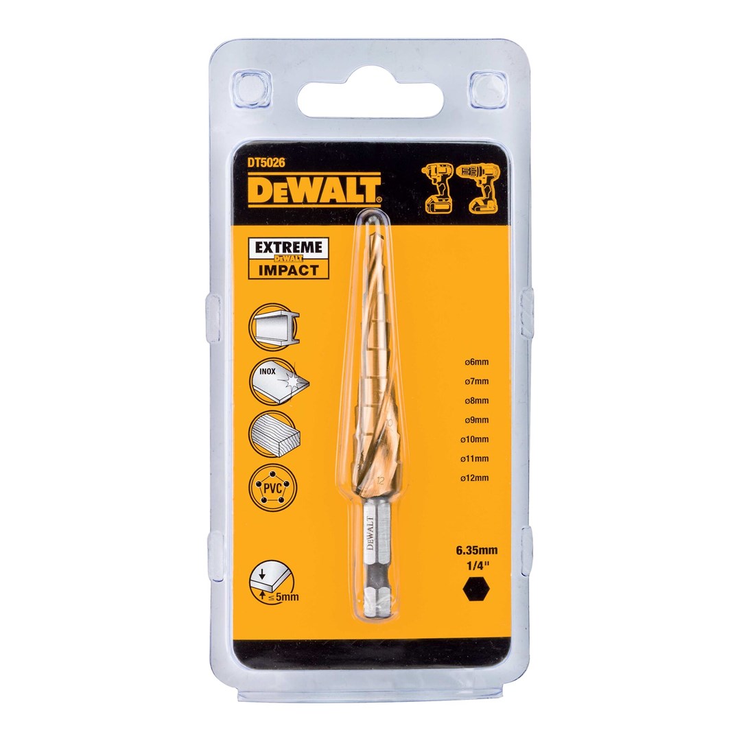 DeWALT DT5026-QZ drill bit Step drill bit