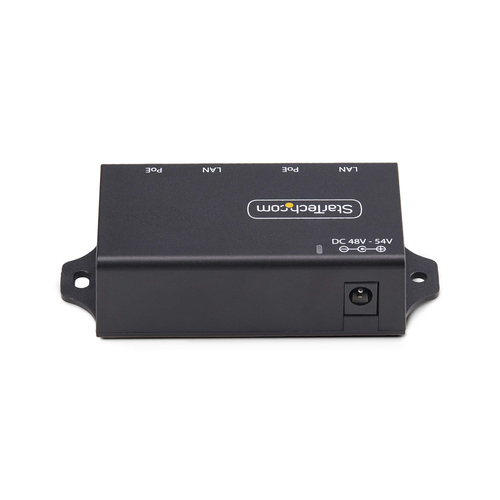 StarTech.com 2-Port Gigabit Midspan PoE+ Injector, 10/100/1000Mbps, PoE+ (802.3af/at), 30W, 1Gbps Ethernet, Wall Mountable, Unmanaged Inline Power Over Ethernet