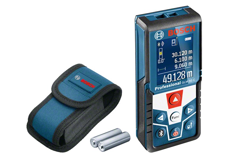 Bosch GLM 50 C Professional Laser distance meter Black, Blue 50 m