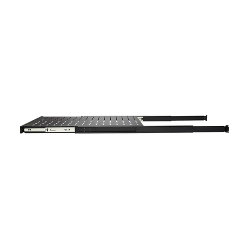 Tripp Lite SRSHELF4PSLVENT SmartRack Sliding Steel Rack Shelf - 1U, Vented, 28.3 in. Deep, Holds up to 50 lb. (23 kg)
