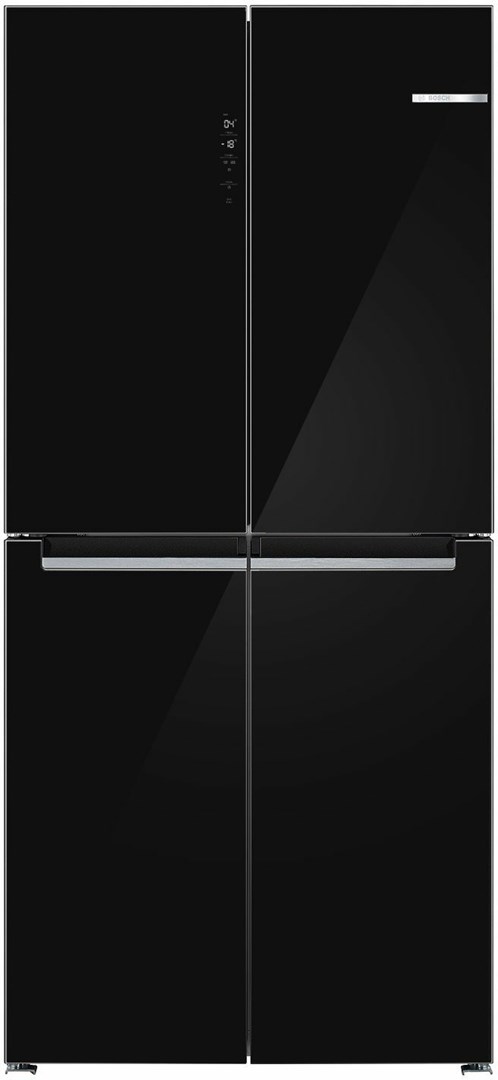 Bosch Serie 4 KMC85LBEA side-by-side refrigerator Freestanding 547 L E Black