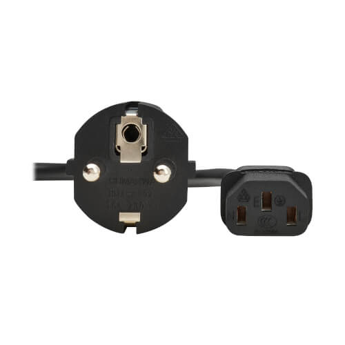 Eaton P054-01M-EU power cable Black 1 m CEE7/7 IEC C13