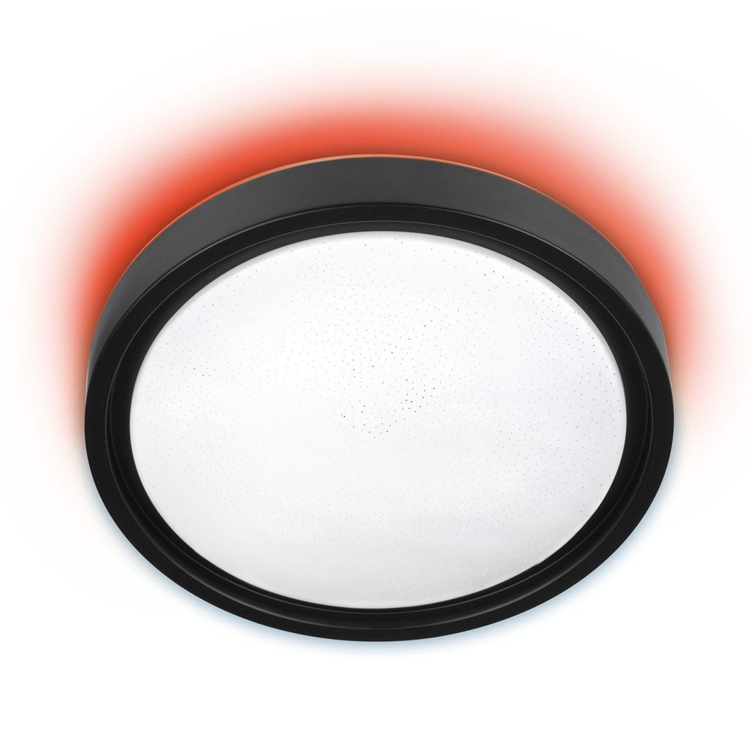 Modern LED dimmable ceiling plafond Activejet PANAMA RGB wireless control by remote control