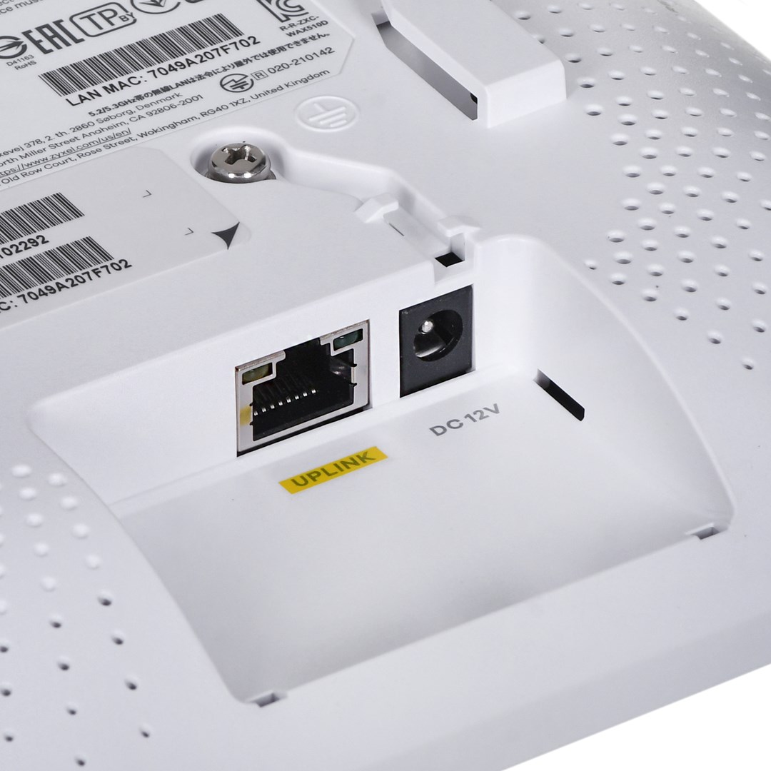Zyxel WAX510D 1775 Mbit/s White Power over Ethernet (PoE)