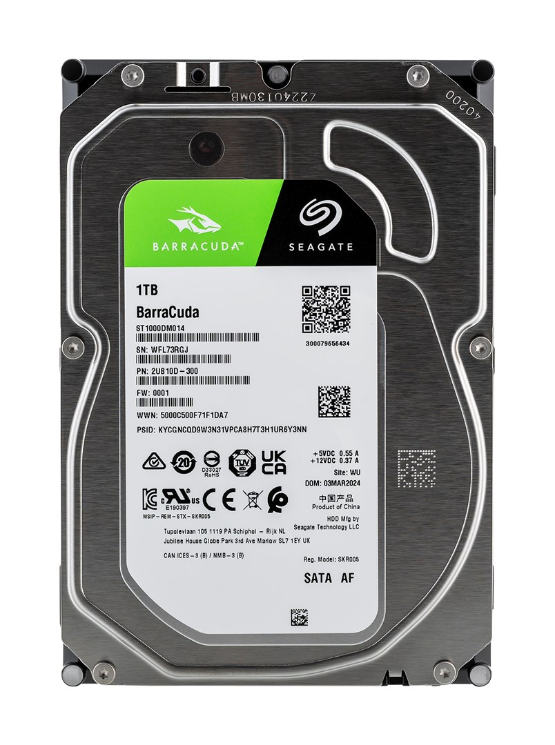Seagate Barracuda ST1000DM014 internal hard drive 1 TB 7200 RPM 256 MB 3.5" Serial ATA III
