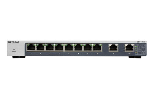 NETGEAR GS110MX Unmanaged 10G Ethernet (100/1000/10000) Black