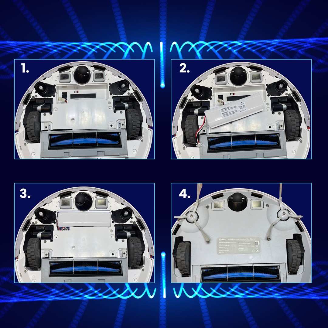 Battery for Xiaomi Robot 1C P1904-4S1P-MM  3200mAh  47.36Wh  STYTJ01ZHM Mijia 1C P1904-4S1P-MM (Dreame MC1808)