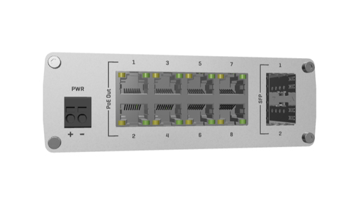 Teltonika TSW200 network switch Unmanaged Gigabit Ethernet (10/100/1000) Power over Ethernet (PoE) Aluminium