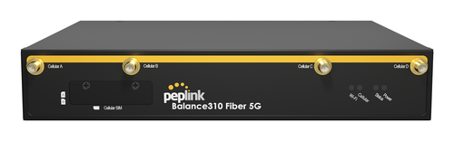 Peplink Balance 310 Fiber 5G wireless router Gigabit Ethernet Dual-band (2.4 GHz / 5 GHz) Black