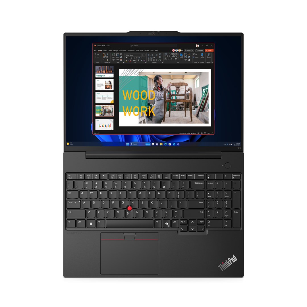 Lenovo ThinkPad E16 Gen 2 (Intel) Intel Core Ultra 5 125U Laptop 40.6 cm (16") WUXGA 16 GB DDR5-SDRAM 512 GB SSD Wi-Fi 6E (802.11ax) Windows 11 Pro English Black