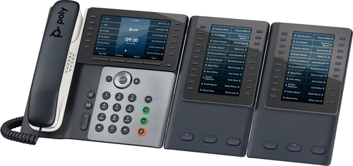 Poly Edge E550 IP Phone and PoE-enabled