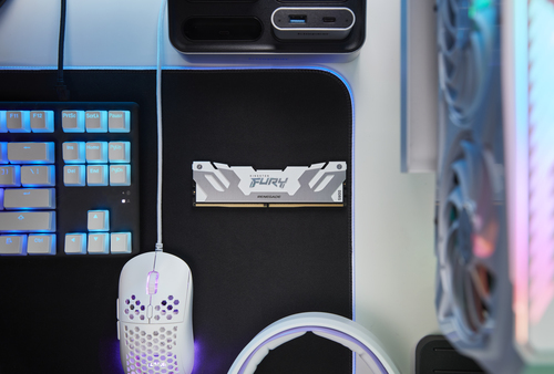 Kingston Technology FURY 32GB 6400MT/s DDR5 CL32 DIMM Renegade White XMP