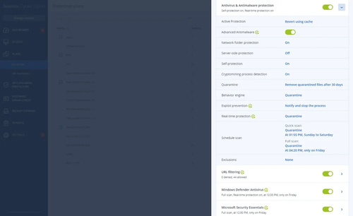 Acronis Advanced Backup