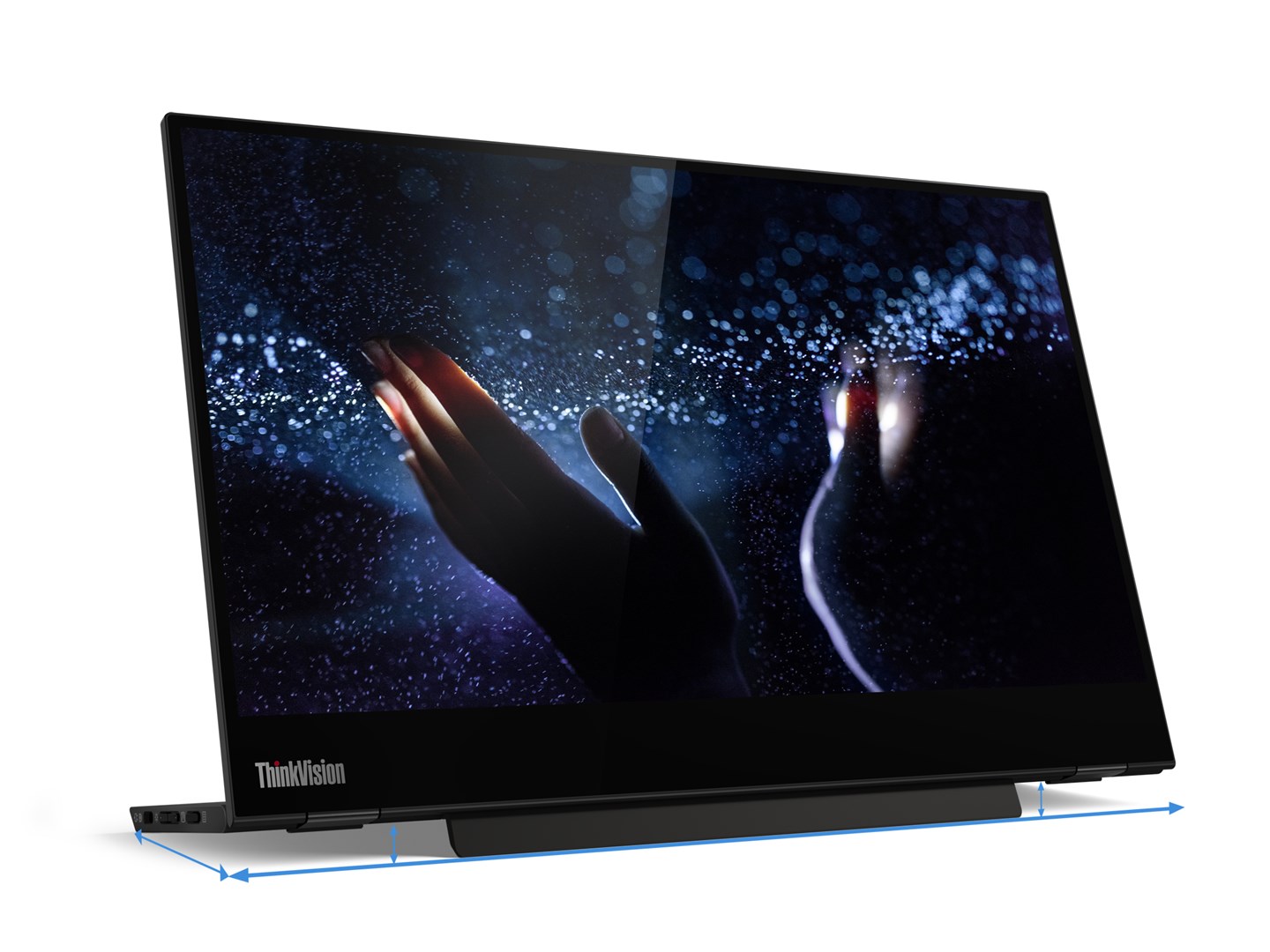 Lenovo M14t LED display 35.6 cm (14") 1920 x 1080 pixels Full HD Touchscreen Black