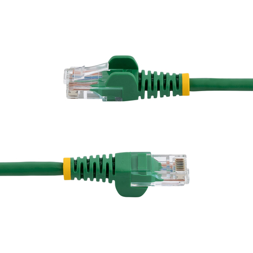 StarTech.com Cat5e Ethernet Patch Cable with Snagless RJ45 Connectors - 5 m, Green
