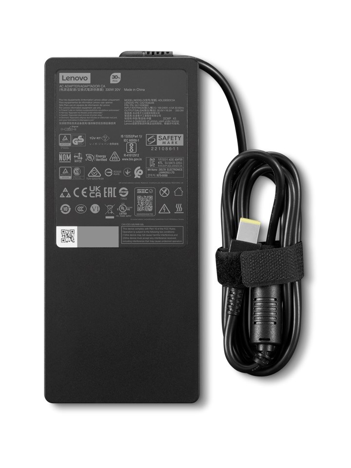 Lenovo Legion Slim 330W GaN AC Adapter Black