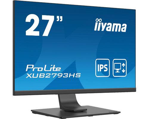 iiyama ProLite XUB2793HS-B4-STD computer monitor 68.6 cm (27") 1920 x 1080 pixels Full HD LED Black