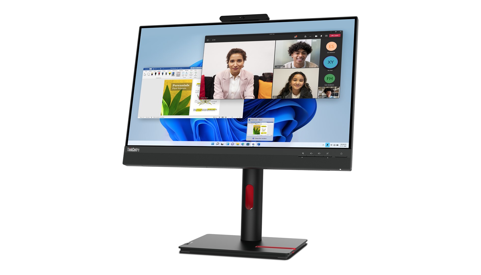 Lenovo ThinkCentre Tiny-In-One 24 Gen 5 LED display 60.5 cm (23.8") 1920 x 1080 pixels Full HD Black