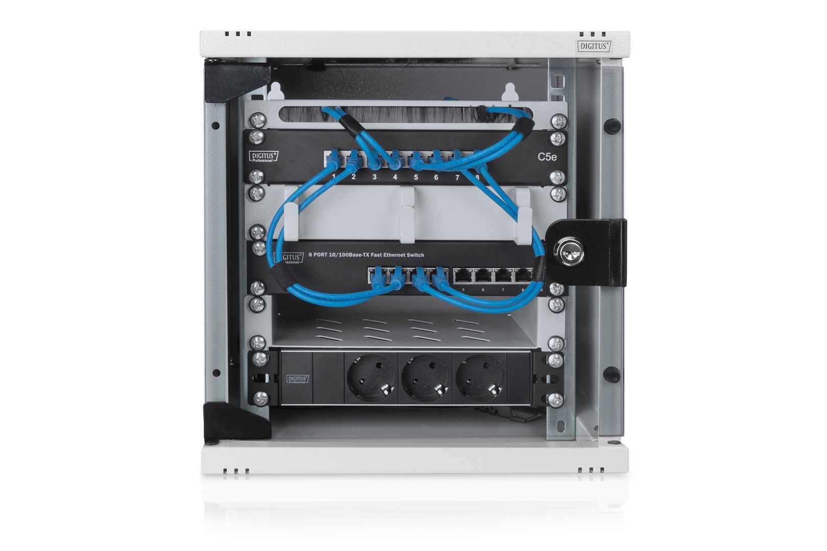 Digitus Wall-mounted housing 254 mm (10") - 312x300 mm (WxD)