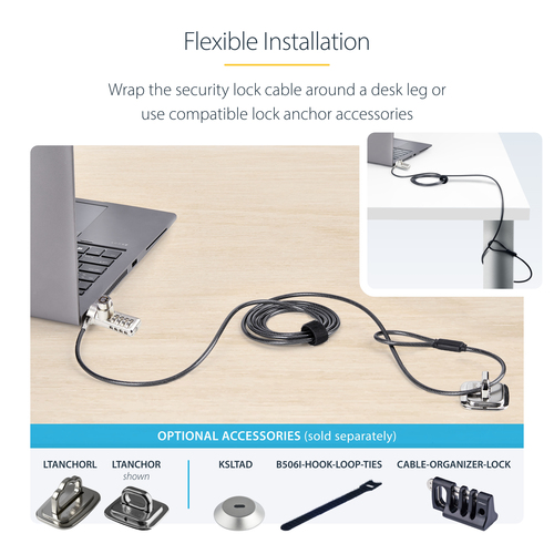 DUALKA10-LAPTOP-LOCK - Computer Systems by StarTech.com
