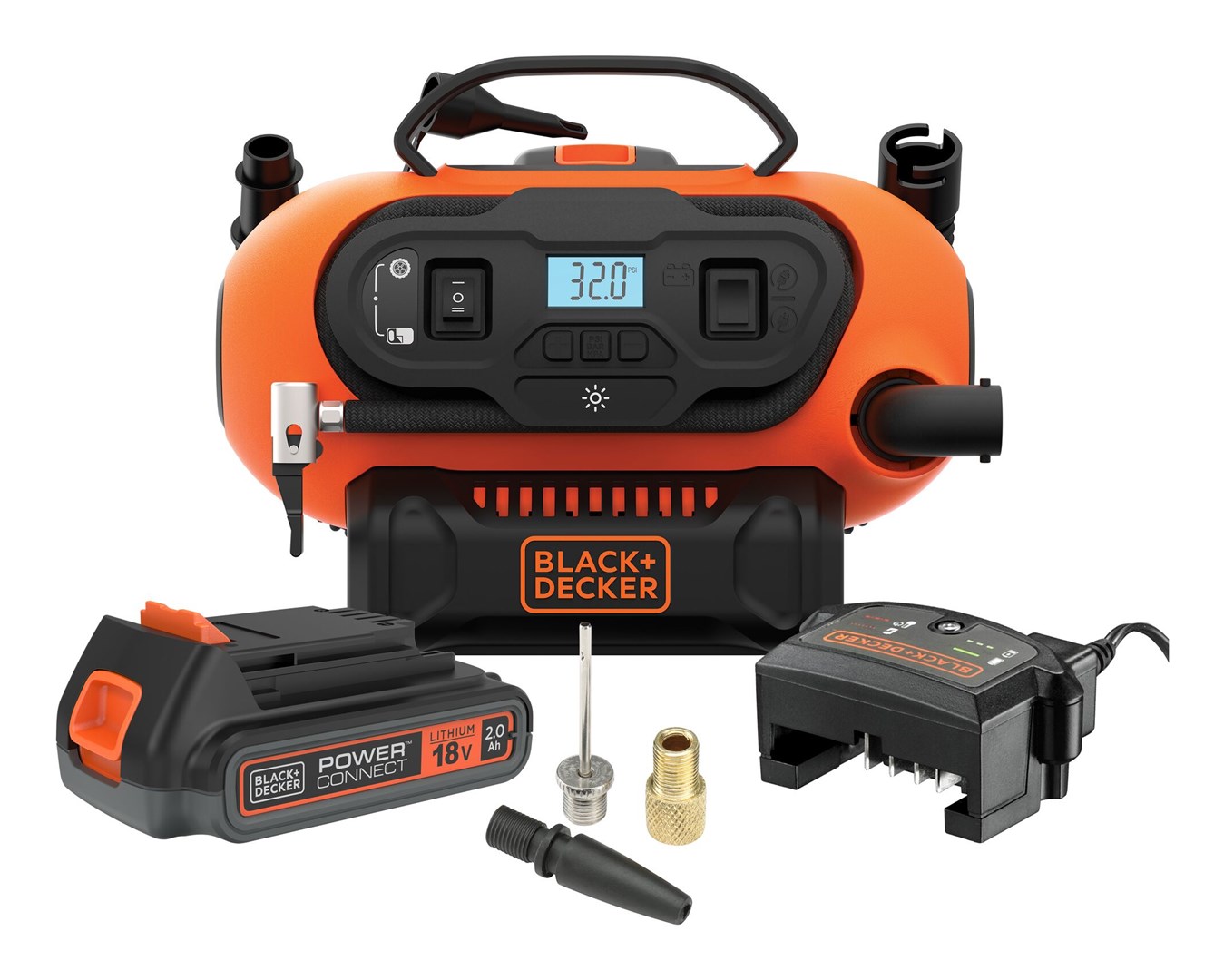 Black & Decker BDCINF18N-QS air compressor 160 l/min AC/Cigar lighter