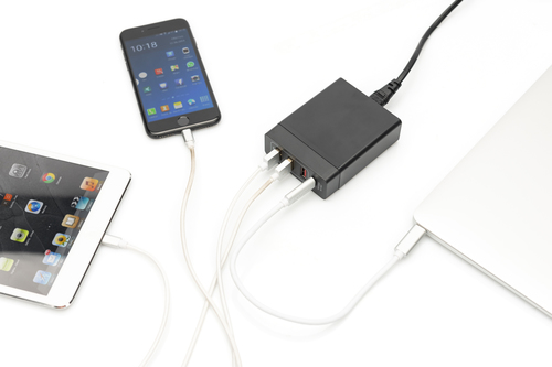 Digitus 4-Port Universal USB Charging Adapter, USB Type-C™