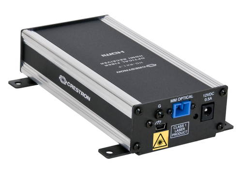 Crestron HD-RX1-F network extender Network transmitter Black, Grey