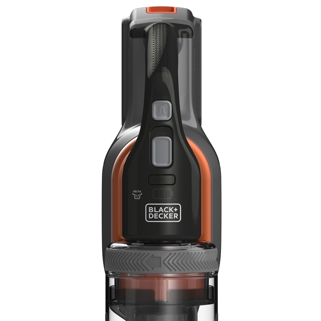 Black & Decker BHFEV182C-QW stick vacuum/electric broom 2-in-1 stick vacuum Battery Dry Bagless Orange  Titanium 2 Ah