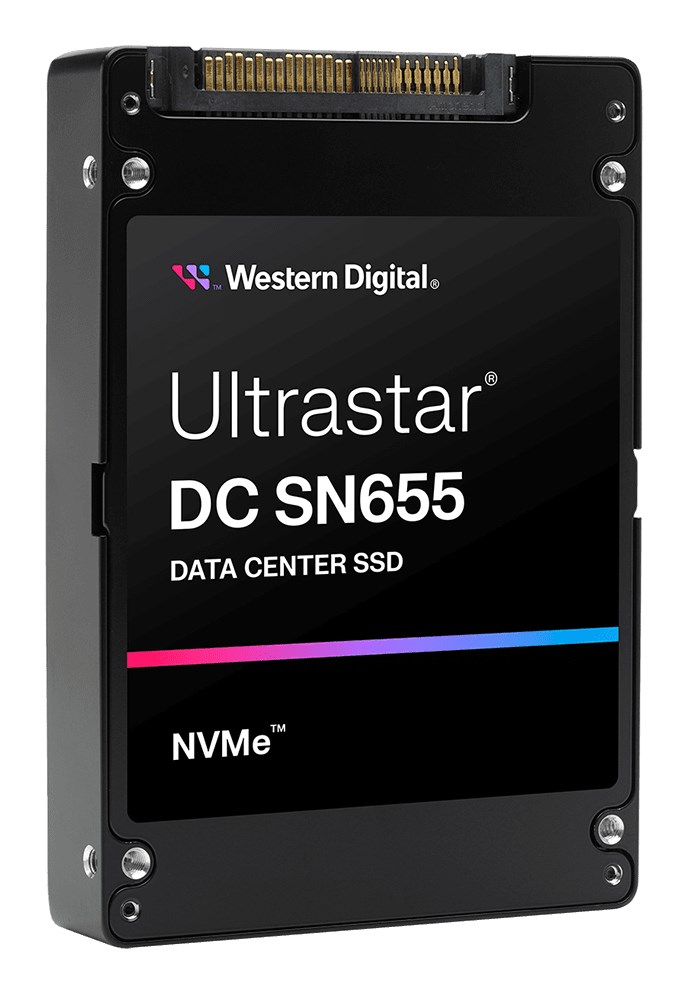 Western Digital Ultrastar DC SN655 15.3 TB U.3 PCI Express 4.0 NVMe TLC 3D NAND