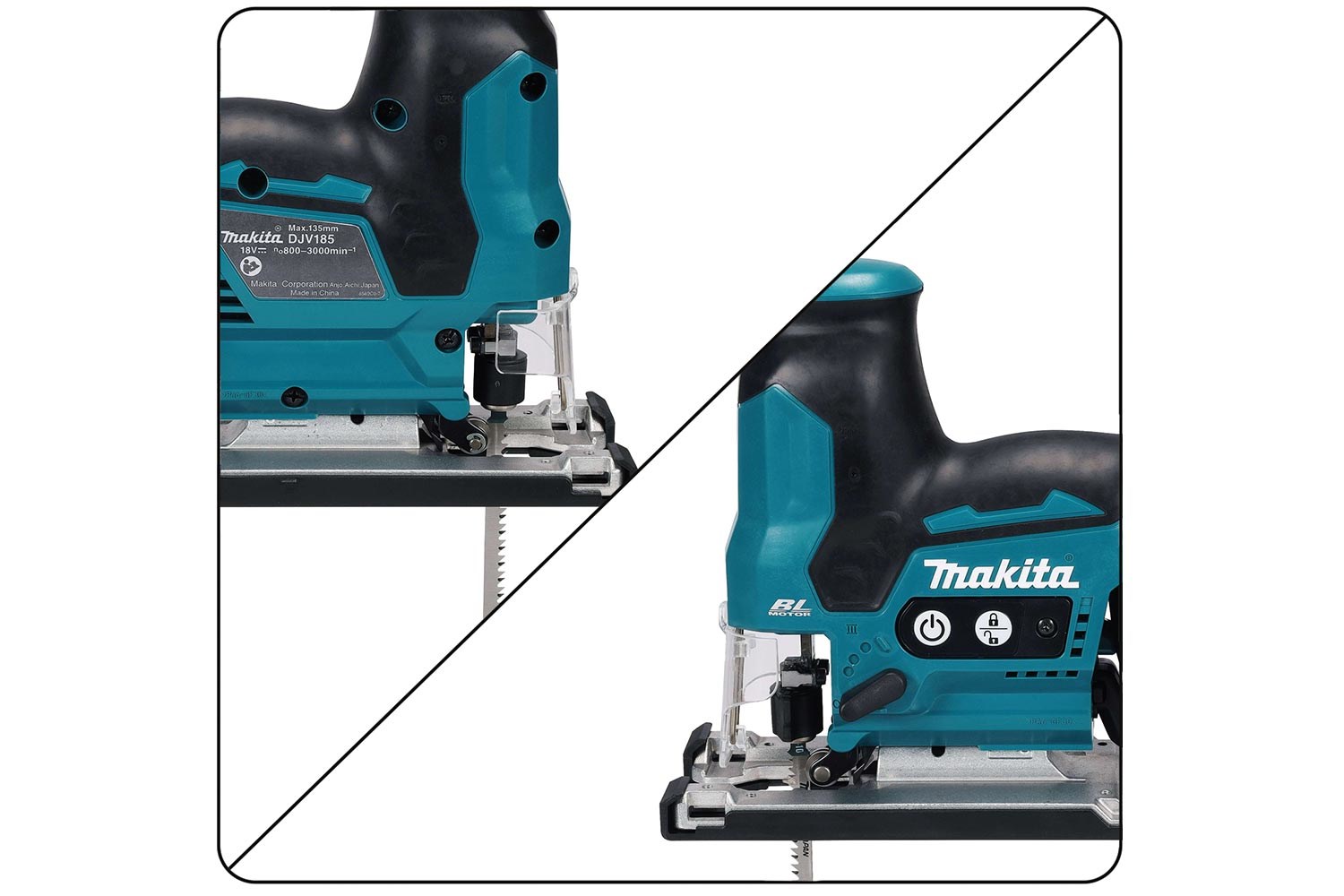 Makita DJV185Z power jigsaw 3000 spm 400 W 1.92 kg