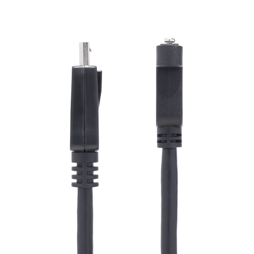 StarTech.com 3ft (1m) Panel Mount DisplayPort Cable - 4K x 2K - DisplayPort 1.2 Extension Cable Male to Female - DP Video Extender Cord with Panel Mount DP Connector - DP Monitor Cable