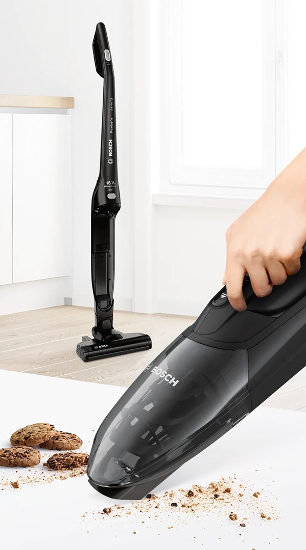 Bosch Serie 2 BCHF216B stick vacuum/electric broom Battery Dry Cyclonic Bagless 0.4 L 145 W Black