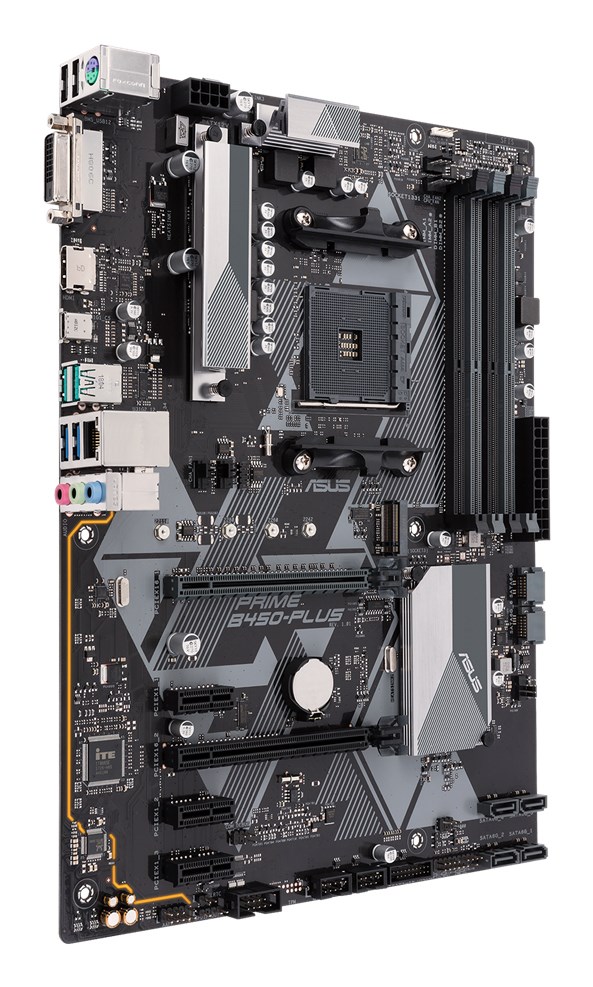 ASUS PRIME B450-PLUS AMD B450 Socket AM4 ATX