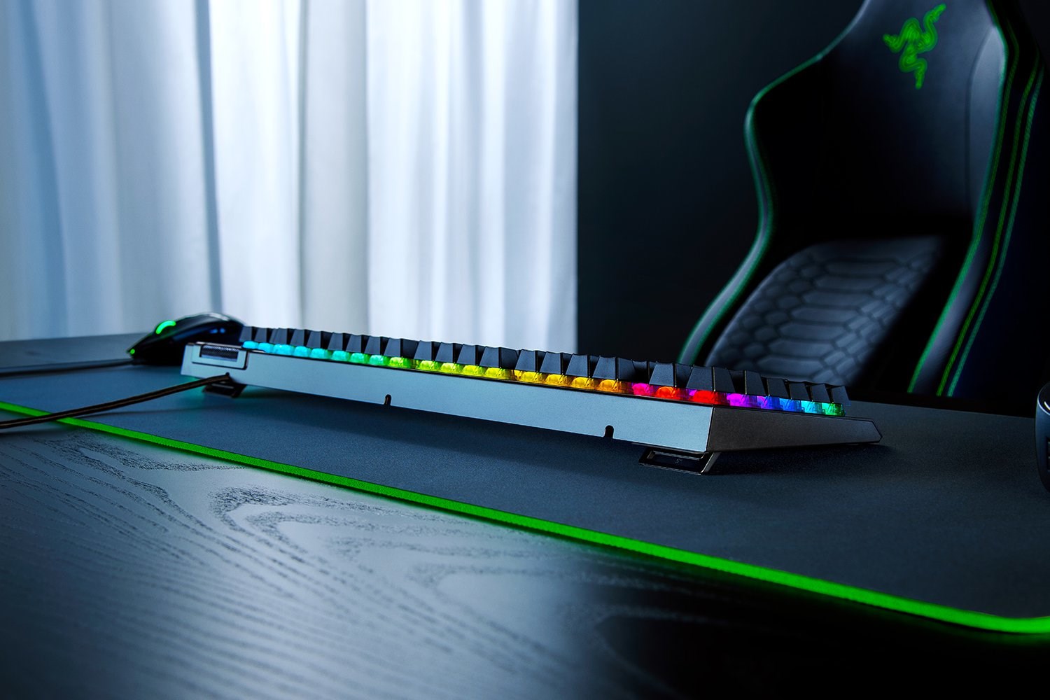 Razer BlackWidow V4 X. Keyboard form factor: Full size (100%), Interface: USB, Switch type: Mechanical switch. Backlight type: RGB-LED. Recommended use: Gaming. Product color: Black