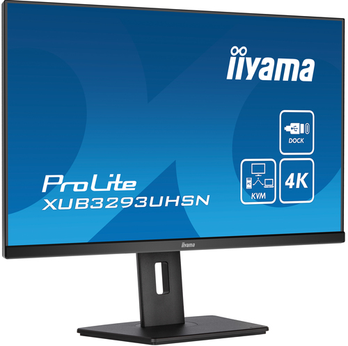 iiyama ProLite XUB3293UHSN-B5-STD computer monitor 80 cm (31.5") 3840 x 2160 pixels 4K Ultra HD LCD Black
